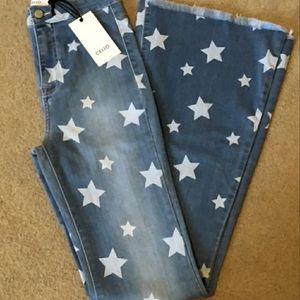 NWT Star High Rise Super Flare Bellbottom Jeans